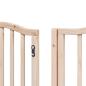 Preview: 12-tlg. Hundetor mit Tür Faltbar 600 cm Pappelholz