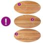 Preview: Esstisch Hellbraun 200x100x74 cm Massivholz Eiche Oval