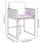 Preview: Garten Essgruppe 5 Stk. Beige Poly-Rattan