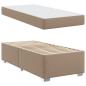 Preview: Bettrahmen Cappuccino 90 x 200 cm PVC
