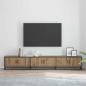 Preview: ARDEBO.de - TV-Schränk Eiche handwerklich 240 x 35 x 41 cm Holzwerkstoff