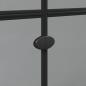 Preview: Walk-in Duschwand Schwarz und dunkel-transparent 80 x 190 cm
