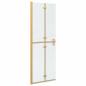 Preview: Walk-in Duschwand Sonstiges Golden und Transparent 70 x 190 cm