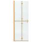 Preview: Walk-in Duschwand Sonstiges Golden und Transparent 70 x 190 cm