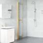 Preview: Walk-in Duschwand Sonstiges Golden und Transparent 80 x 190 cm