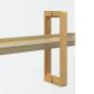 Preview: Walk-in Duschwand Sonstiges Golden und Transparent 80 x 190 cm