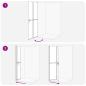 Preview: Walk-in Duschwand Sonstiges Golden und Transparent 80 x 190 cm