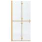 Preview: Walk-in Duschwand Sonstiges Golden und Transparent 90 x 190 cm