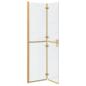Preview: Walk-in Duschwand Sonstiges Golden und Transparent 100 x 190 cm