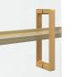 Preview: Walk-in Duschwand Sonstiges Golden und Transparent 100 x 190 cm