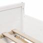 Preview: Ausziehbares Bettgestell für Kinder Weiß 80 x 130 / 165 / 200 cm