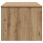 Preview: Couchtisch Eiche handwerklich 80 x 50,5 x 42,5 cm Holzwerkstoff
