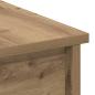 Preview: Couchtisch Eiche handwerklich 80 x 50,5 x 42,5 cm Holzwerkstoff