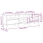 Preview: TV-Schränk Altholz 150 x 30 x 44.5 cm Holzwerkstoff