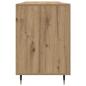 Preview: Schreibtisch Eiche handwerklich 140 x 50 x 75 cm Holzwerkstoff