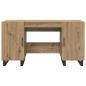 Preview: Schreibtisch Eiche handwerklich 140 x 50 x 75 cm Holzwerkstoff
