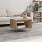 Preview: Couchtisch Eiche handwerklich 60 x 50 x 40 cm Holzwerkstoff