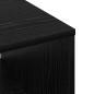 Preview: Couchtisch Schwarze Eiche 60 x 50 x 40 cm Holzwerkstoff