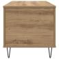 Preview: Couchtisch Eiche handwerklich 90 x 44.5 x 45 cm Holzwerkstoff