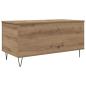 Preview: Couchtisch Eiche handwerklich 90 x 44.5 x 45 cm Holzwerkstoff