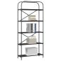 Preview: Regal Schwarze Eiche 80 x 30 x 183 cm Holzwerkstoff