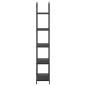 Preview: Regal Schwarze Eiche 80 x 30 x 183 cm Holzwerkstoff
