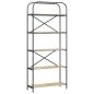 Preview: Regal Sonoma Eiche 80 x 30 x 183 cm Holzwerkstoff