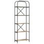 Preview: Regal Sonoma Eiche 60 x 30 x 183 cm Holzwerkstoff