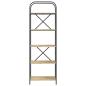 Preview: Regal Sonoma Eiche 60 x 30 x 183 cm Holzwerkstoff