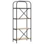 Preview: Regal Sonoma Eiche 60 x 30 x 146 cm Holzwerkstoff