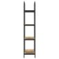 Preview: Regal Eiche handwerklich 60 x 30 x 146 cm Holzwerkstoff