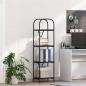 Preview: ARDEBO.de - Regal Schwarze Eiche 40 x 30 x 146 cm Holzwerkstoff