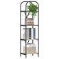 Preview: Regal Sonoma Eiche 40 x 30 x 146 cm Holzwerkstoff