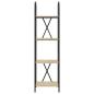 Preview: Regal Sonoma Eiche 40 x 30 x 146 cm Holzwerkstoff