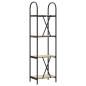 Preview: Regal Sonoma Eiche 40 x 30 x 146 cm Holzwerkstoff