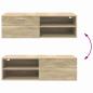 Preview: TV-Schränk Sonoma Eiche 100.5 x 39 x 30 cm Holzwerkstoff