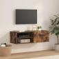 Preview: ARDEBO.de - TV-Schränk Räuchereiche 100.5 x 39 x 30 cm Holzwerkstoff