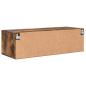 Preview: TV-Schränk Räuchereiche 100.5 x 39 x 30 cm Holzwerkstoff