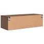 Preview: TV-Schränk Braune Eiche 100.5 x 39 x 30 cm Holzwerkstoff