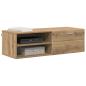 Preview: TV-Schränk Eiche handwerklich 100.5 x 39 x 30 cm Holzwerkstoff