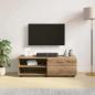 Preview: TV-Schränk Eiche handwerklich 100.5 x 39 x 30 cm Holzwerkstoff