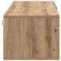 Preview: TV-Schränk Eiche handwerklich 100.5 x 39 x 30 cm Holzwerkstoff