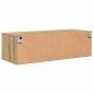 Preview: TV-Schränk Eiche handwerklich 100.5 x 39 x 30 cm Holzwerkstoff
