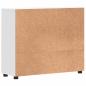 Preview: Sideboard mit Schubladen Weiß 88.5 x 30.5 x 73 cm Holzwerkstoff