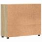 Preview: Sideboard Sonoma Eiche 88.5 x 30.5 x 73 cm Holzwerkstoff