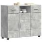 Preview: Sideboard mit Tür Betongrau 88.5 x 30.5 x 73 cm Holzwerkstoff
