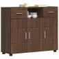 Preview: Sideboard Braune Eiche 88.5 x 30.5 x 73 cm Holzwerkstoff