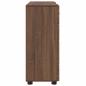 Preview: Sideboard Braune Eiche 88.5 x 30.5 x 73 cm Holzwerkstoff