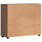 Preview: Sideboard Braune Eiche 88.5 x 30.5 x 73 cm Holzwerkstoff