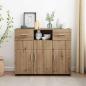 Preview: ARDEBO.de - Sideboard Eiche handwerklich 88.5 x 30.5 x 73 cm Holzwerkstoff